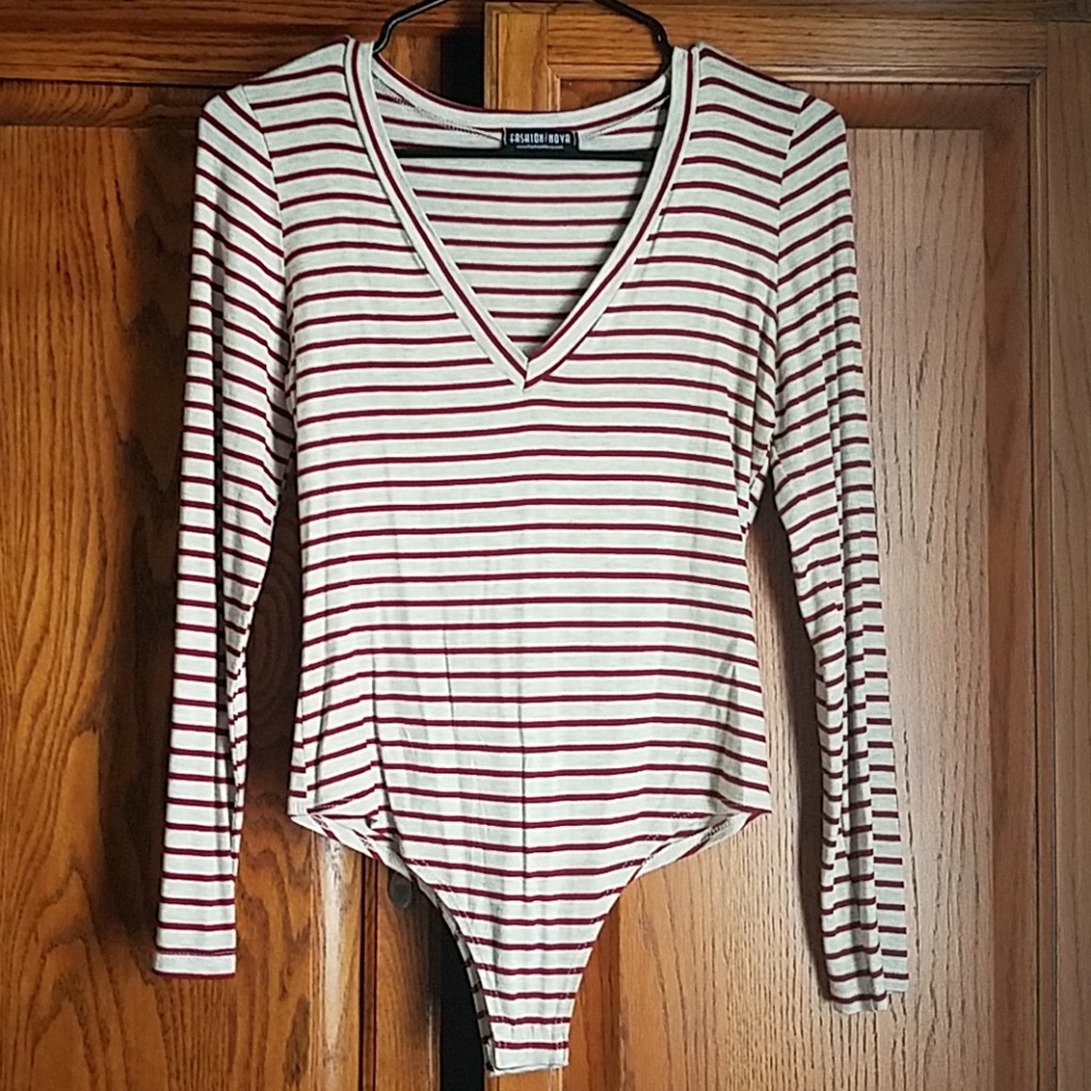 Striped Bodysuit
